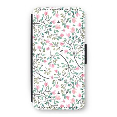 Sierlijke bloemen: iPhone 12 Pro Flip Hoesje