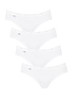Sloggi - Basic Mini 4-pack - wit, Maat:44