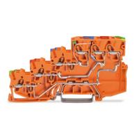 WAGO 2000-5457/1102-953 Vieraderige initiatorklem 7 mm Push-In-klem Oranje 15 stuk(s)