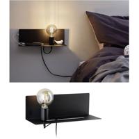 Paulmann Devara 78920 Wandlamp E27 LED Zwart - thumbnail