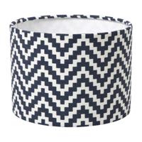Lampenkap zigzag klein - zwart/wit - ø21x15.5 cm