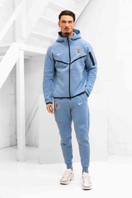 Engeland Tech Fleece Trainingspak Senior 2026-2028 - Maat S - Kleur: LichtblauwWit | Soccerfanshop