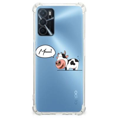 OPPO A16 | A16s | A54s Stevig | Bumper Hoesje | Cow