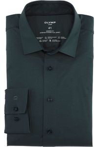 OLYMP Luxor 24/Seven Dynamic Flex Modern Fit Jersey shirt opaal, Effen