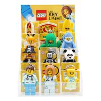 LEGO Acryl Counter Display with 12 Light-Up Keychains