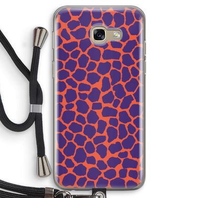 Purple Giraffe: Samsung Galaxy A5 (2017) Transparant Hoesje met koord