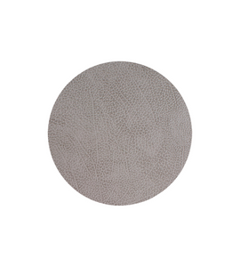 LIND DNA - Glass Mat Circle - Onderzetter 10cm Hippo Anthracite-G