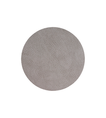 LIND DNA - Glass Mat Circle - Onderzetter 10cm Hippo Anthracite-G