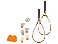 CRIVIT Speed badminton set (Zwart/oranje)