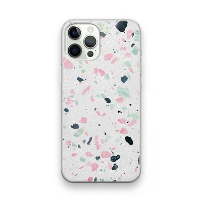 Terrazzo N°3: iPhone 12 Pro Transparant Hoesje
