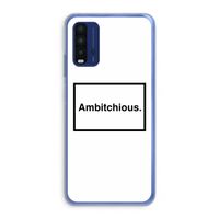 Ambitchious: Xiaomi Redmi 9T Transparant Hoesje