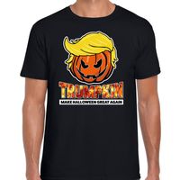 Trumpkin make Halloween great again t-shirt zwart voor heren - thumbnail