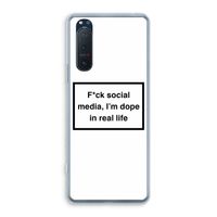 I'm dope: Sony Xperia 5 II Transparant Hoesje