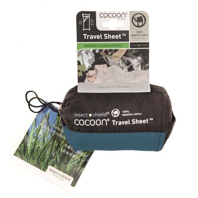 Cocoon Travel Sheet Insect Shield Egyptian Cotton Lakenzak