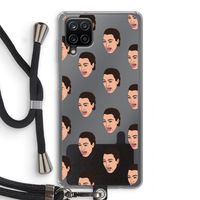 Ugly Cry Call: Samsung Galaxy A12 Transparant Hoesje met koord