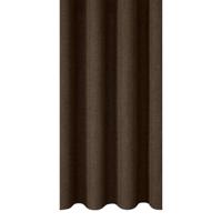 Leen Bakker - Gordijnstof Thomas - Donker - Polyester - Bruin - B150 Cm