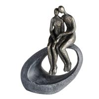 Polysculptuur Moment bronskleurig