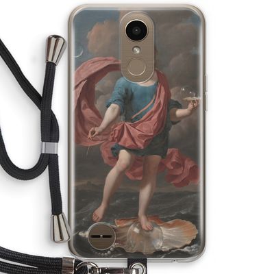 Soap Bubbles: LG K10 (2017) Transparant Hoesje met koord