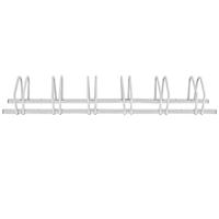 6 Fietsenrek voor Kinderen Fiets Bergfiets en Stuntfiets Fietsenstalling voor Huis Tuin Gang Garage (Zilver 180 x 32,5 x 26 cm)