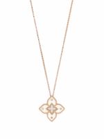 Roberto Coin collier Venetian Princess en or rose 18ct à pendentif orné de diamants