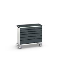 Bott Verso Mobiele Kast | 1050x550x965mm | 6 Laden | Top Tray | RAL 7016 - 16927055.19