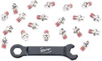 CONTEC Ct pedal pins r-plus steel silver 20pcs in.key