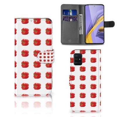 Samsung Galaxy A51 | Book Cover | Paprika Red