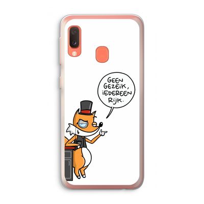 Geen Gezeik: Samsung Galaxy A20e Transparant Hoesje