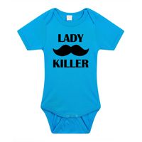 Lady killer cadeau baby rompertje blauw jongens
