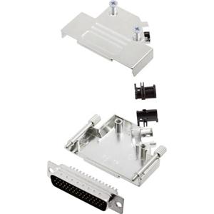 encitech D45ZK25-HDP44-K 6355-0013-03 D-sub male connectorset 45 ° Aantal polen: 44 Soldeerkelk 1 set(s)