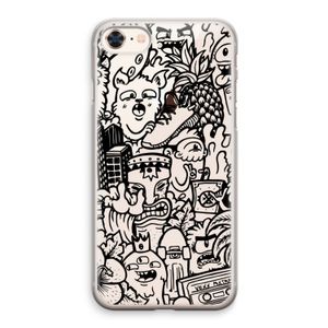 Vexx Black Mixtape: iPhone 8 Transparant Hoesje