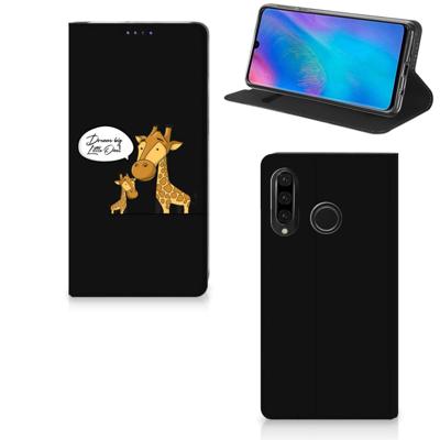 Huawei P30 Lite New Edition Magnet Case Giraffe Huawei P30 Lite New Edition Magnet Case Giraffe