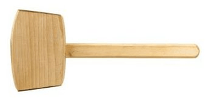 topex houten hamer rond 290 mm 70 mm 02a057