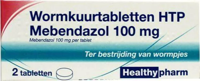 Healthypharm Wormkuurtabletten HTP Mebendazol 100mg