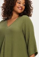 Yoek Tuniek Swing met plooi | Licht Groen | Maat 42/44