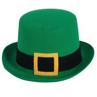 Groene hoge hoed St. Patricksday voor volwassenen - thumbnail