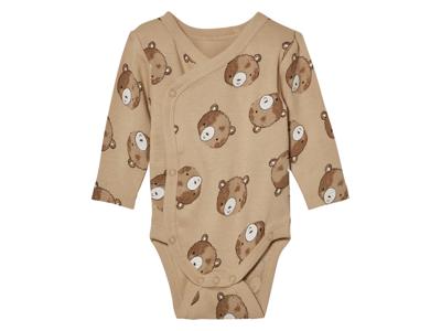 lupilu Baby romper (Bruin, 74/80)