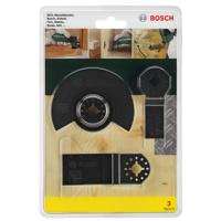 Bosch Accessoires 3-delige starterset  "hout en metaal" voor multitools - 2607017323