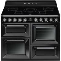 Smeg TR4110IBL2 Inductie fornuis Zwart Smeg TR4110IBL2 Inductie fornuis Zwart