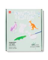 HEMA Magneten van gips dieren - 6 stuks