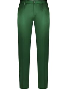 Dolce & Gabbana pantalon de costume à coupe slim - Vert