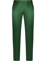 Dolce & Gabbana pantalon de costume à coupe slim - Vert - thumbnail