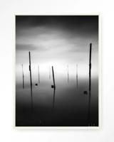 Urban Cotton Wandkleed 'Fall In' 145 x 190cm in Floating Frame - off white