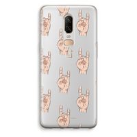 Rock: OnePlus 6 Transparant Hoesje Rock: OnePlus 6 Transparant Hoesje