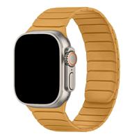 Apple Watch Bandje Vetra - Siliconen - Geel - 44, 45, 46 & 49mm Apple Watch Bandje Vetra - Siliconen - Geel - 44, 45, 46 & 49mm