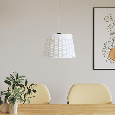VidaXL Plafondlampenkap ø40x26 cm wicker wit
