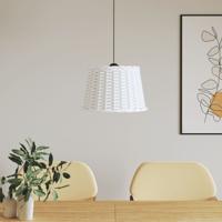 VidaXL Plafondlampenkap ø40x26 cm wicker wit