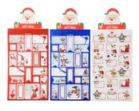 Sticker papier l26.5b15h0.01 cm a3 kerst - Decoris