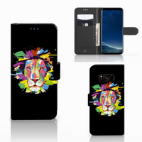 Samsung Galaxy S8 Leuk Hoesje Lion Color - thumbnail