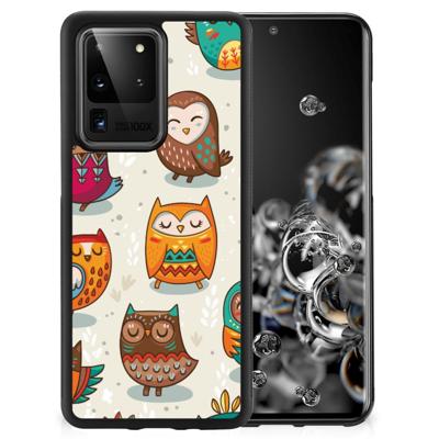 Samsung Galaxy S20 Ultra Back Cover Vrolijke Uilen